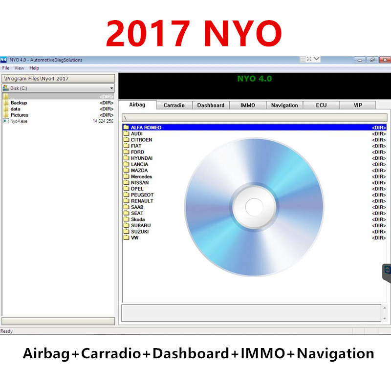 Auto Repair Shop Software - 2017 NYO 4 tam veritabanı hava