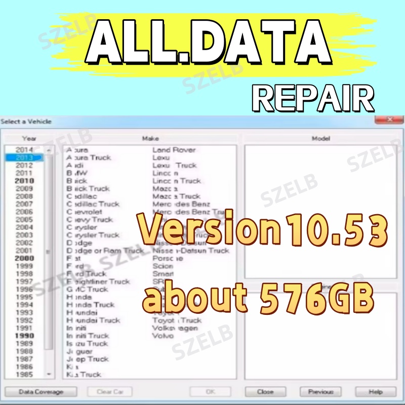 Auto Repair Shop Software - Alldata 10.53 güncellemesi, 2014 yılındaki en