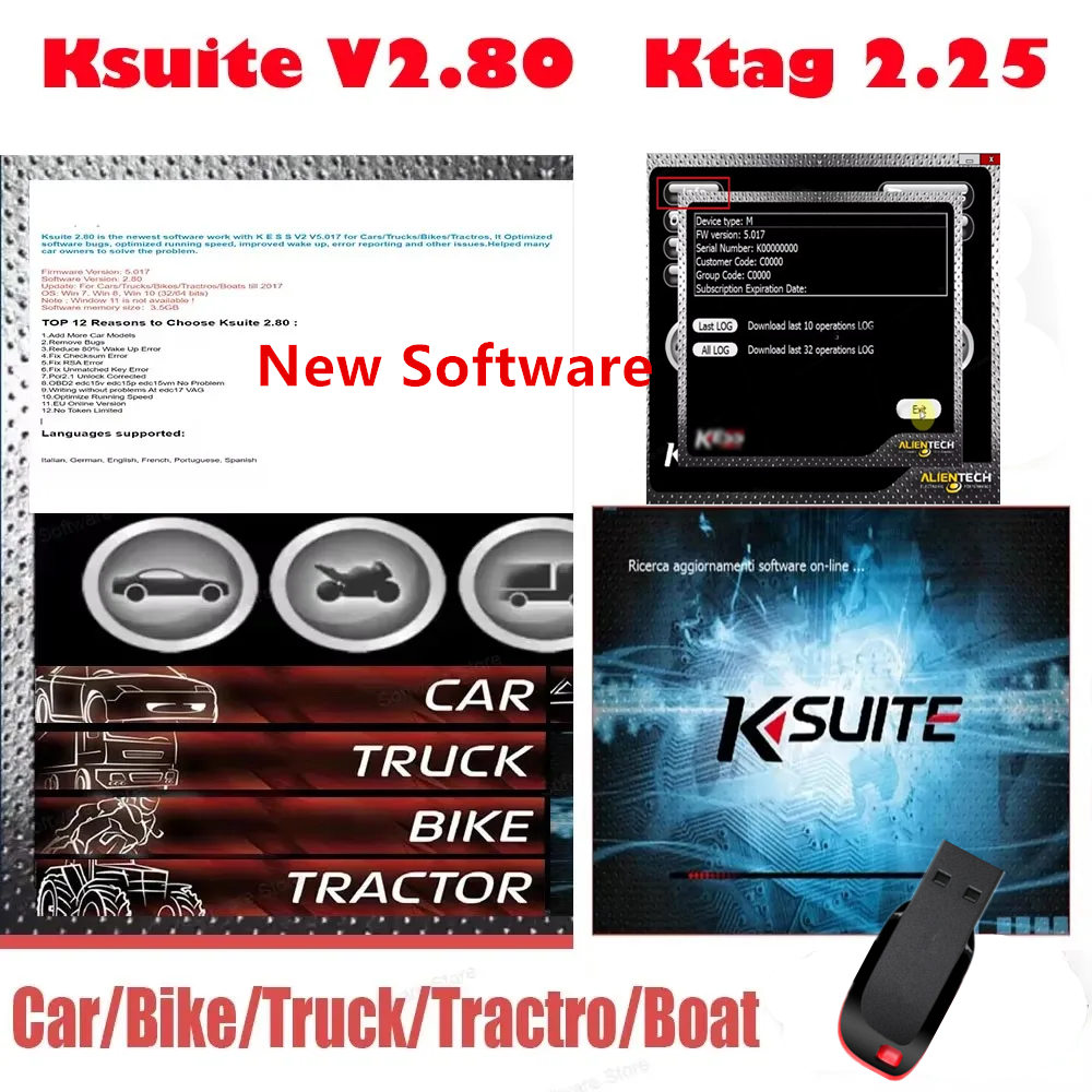 K-ess V5.017 ECU Master K-tag  - Auto Repair Shop Software incelemesi ve fiyatı