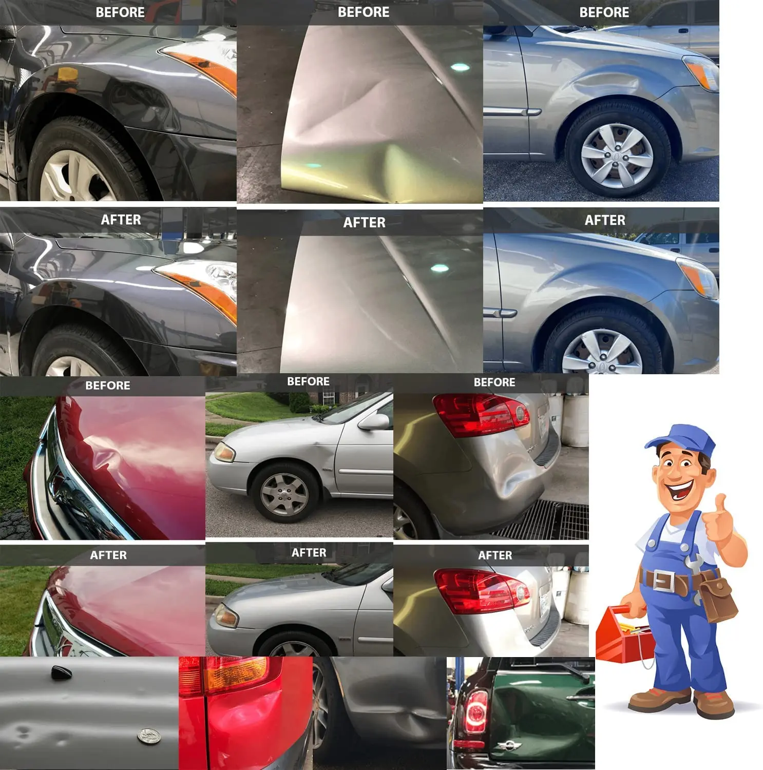 Araba Göçük Düzeltme Aleti, 18 - Dent Repair Puller incelemesi ve fiyatı