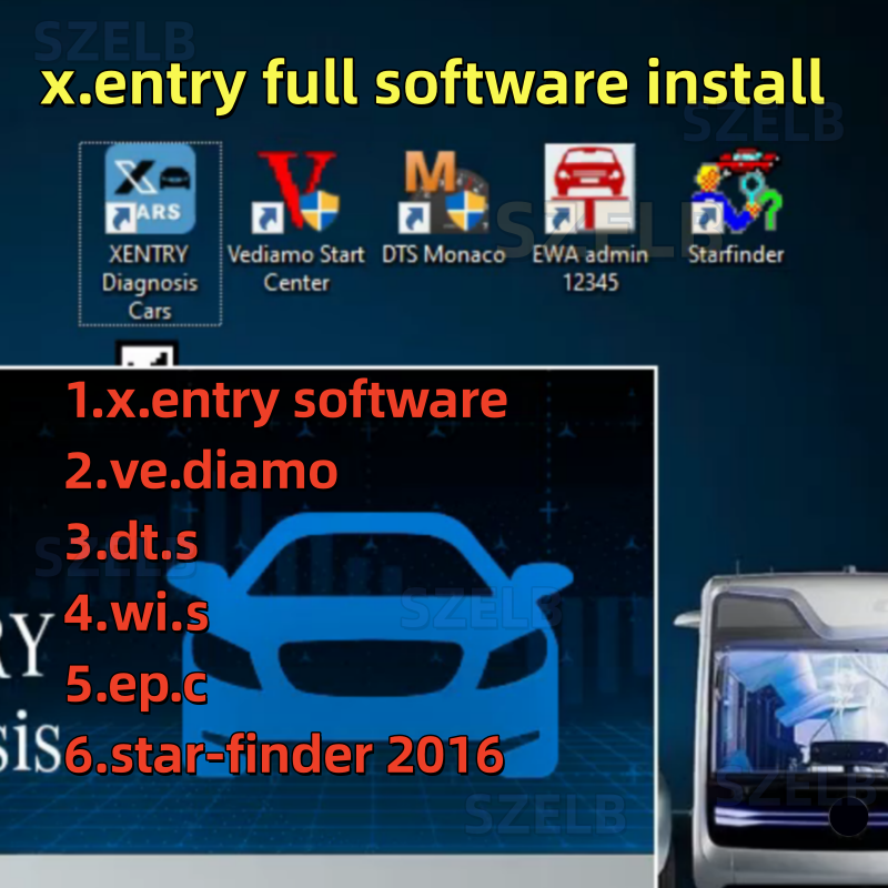 Xentry 2026.3, Mercedes-Benz a - Auto Repair Shop Software incelemesi ve fiyatı