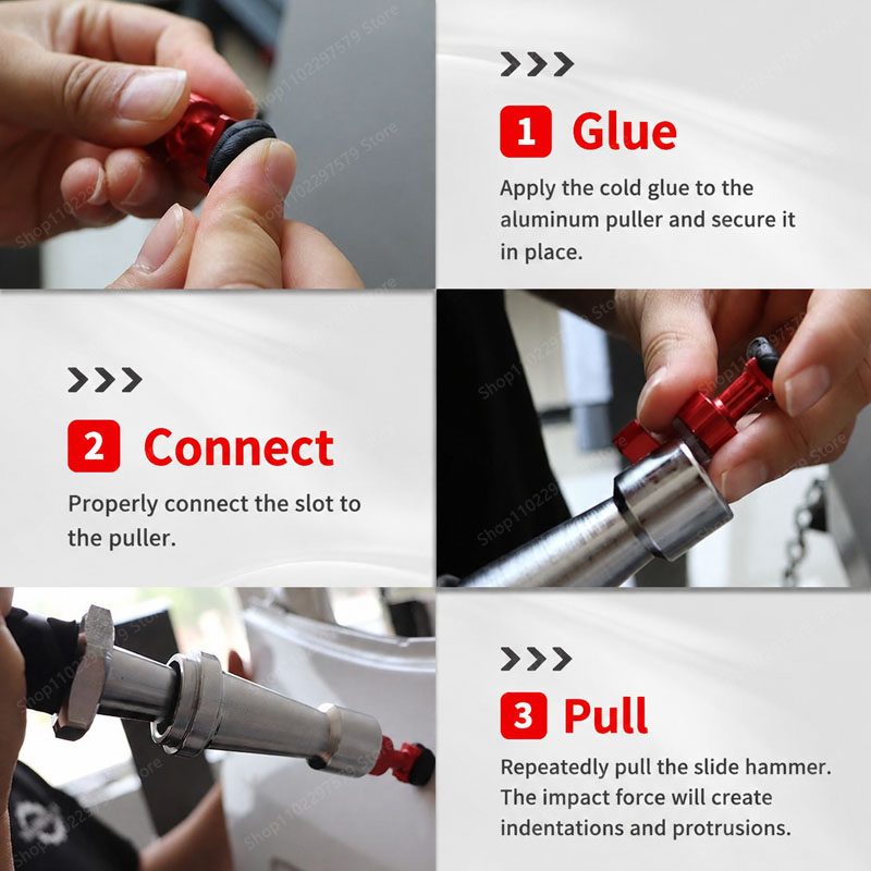 5 Parçalı Çok Amaçlı Otomotiv  - Dent Repair Puller incelemesi ve fiyatı